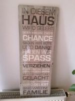 Dekoschild - Wandschild- Spruch "Haus" Nordrhein-Westfalen - Tecklenburg Vorschau