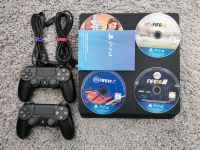 Playstation PS4 Slim|500 GB|2 Controller|Ladestation|Spiele Bayern - Mindelstetten Vorschau
