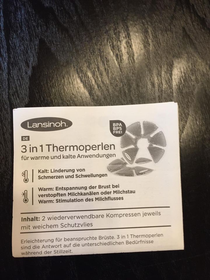 Lansinoh 3 in 1 Thermoperlen NEU in Trusetal