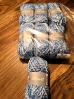 Monet Wolle zum Stricken Häkeln Effektgarn blau color Nordrhein-Westfalen - Nottuln Vorschau