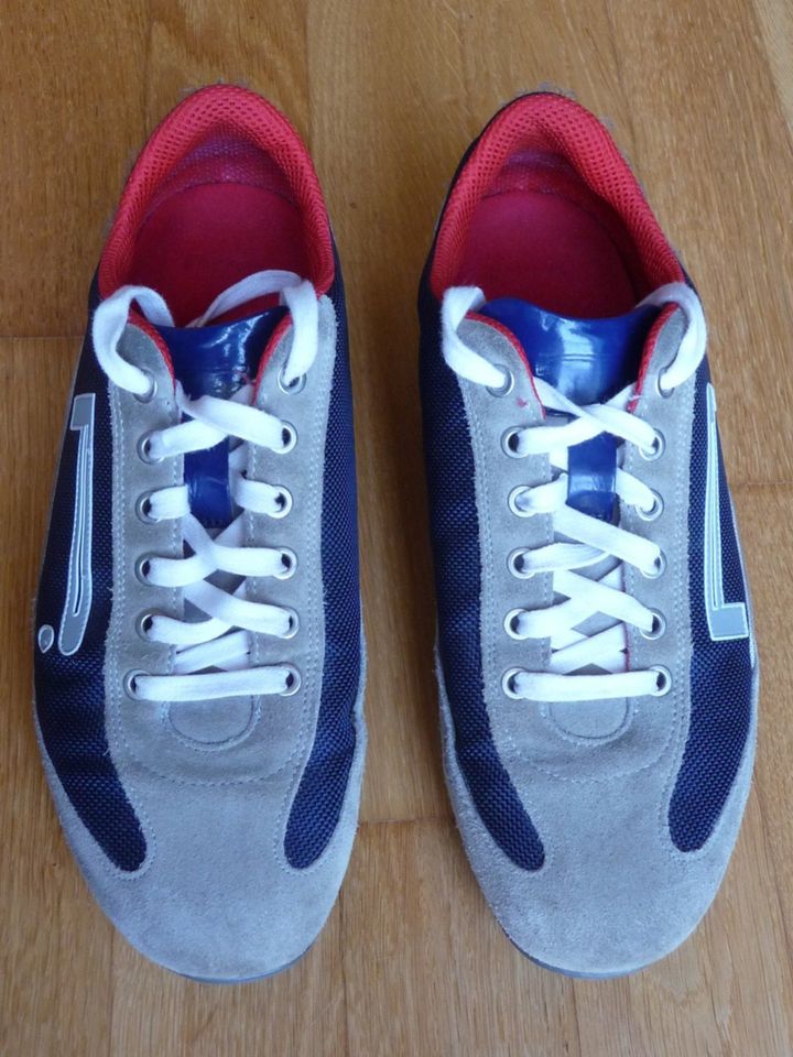 Pirelli Herren Schuhe Sneaker grau blau Gr. 41 in Übersee