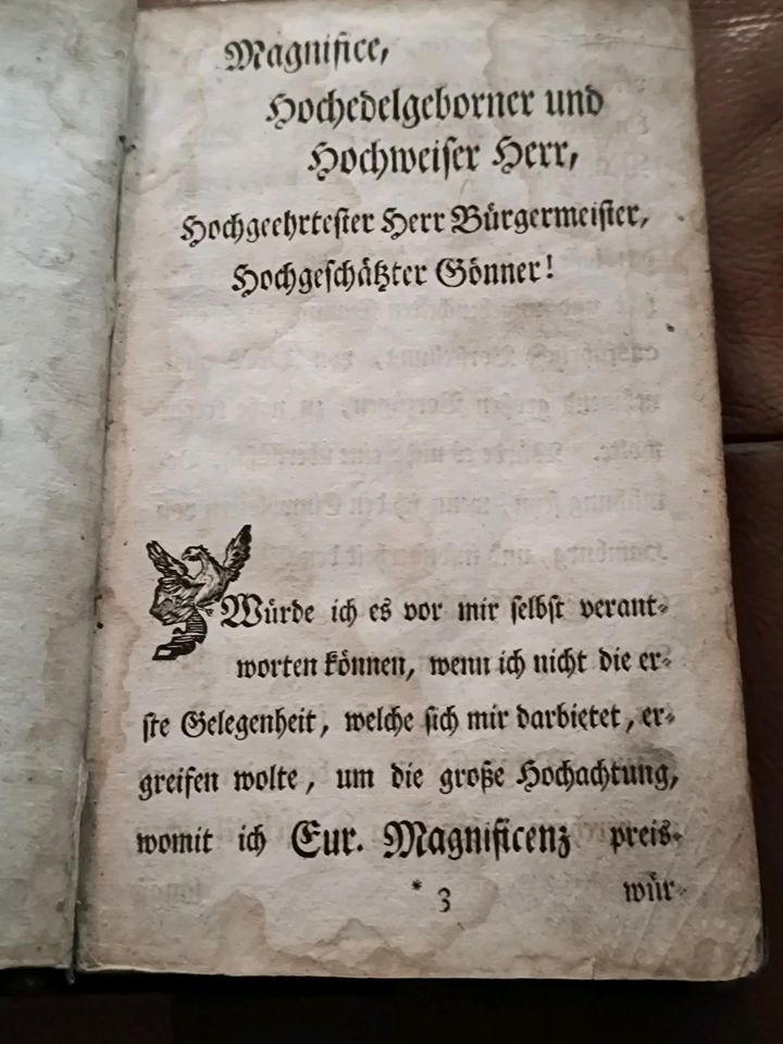 18. Jahrhundert Buch, Hamburg Bürgermeister Poppe in Holzminden