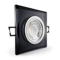 LED Einbauleuchte dimmbar quad Downlight Glas schwarz GU10 230V Nordrhein-Westfalen - Hagen Vorschau