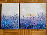 Acrylbild auf Leinwand - Blüten im Sonnenuntergang Rheinland-Pfalz - Bad Kreuznach Vorschau