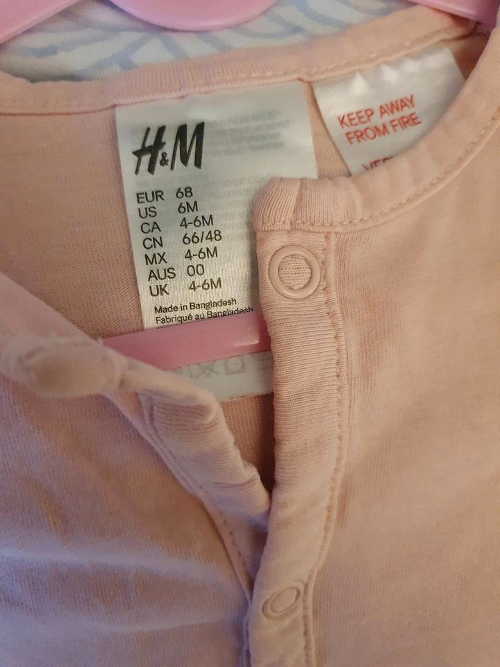 Pyjama / Schlafanzug H&M 68 in Uplengen