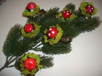 6x süßer Christbaumschmuck Weihnachtsbaum Pilze Deko Weihnachten München - Pasing-Obermenzing Vorschau