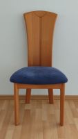 Stuhl Naturholz Blau zu verkaufen Niedersachsen - Osnabrück Vorschau