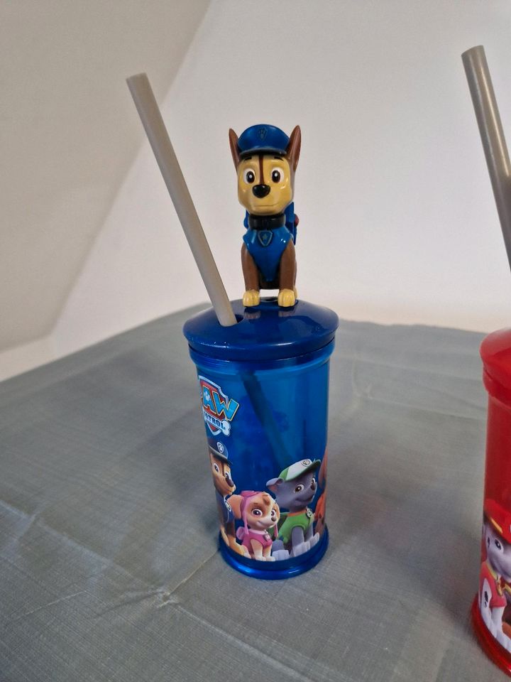 Paw Patrol Chase Marshall Getränkebehälter Getränkebecher Becher in Rattelsdorf