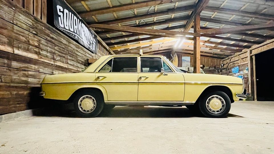 W115 200D Strich8 echtes Oldtimer TAXI Taxameter 1.Serie Stricher in Inning am Ammersee