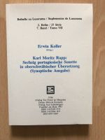 Erwin Koller - Karl Moritz Rapp: Sechzig portugiesische Sonette Sachsen - Herrnhut Vorschau