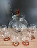 Glas Bowle Set mit 6 Gläsern und Kelle Hessen - Angelburg Vorschau