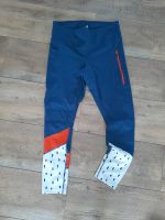 Tchibo L 40 Leggings blau petrol orange muster reißverschluss tas Nordrhein-Westfalen - Mönchengladbach Vorschau