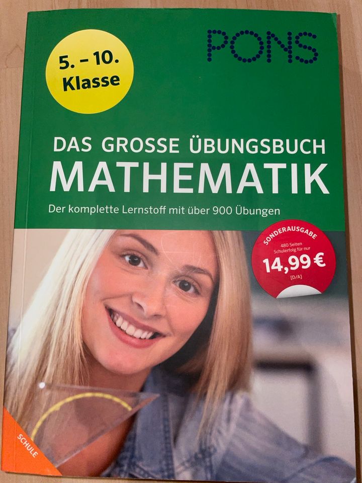 PONS - "Das große Übungsbuch Mathematik" 5.-10. Klasse in Kasendorf