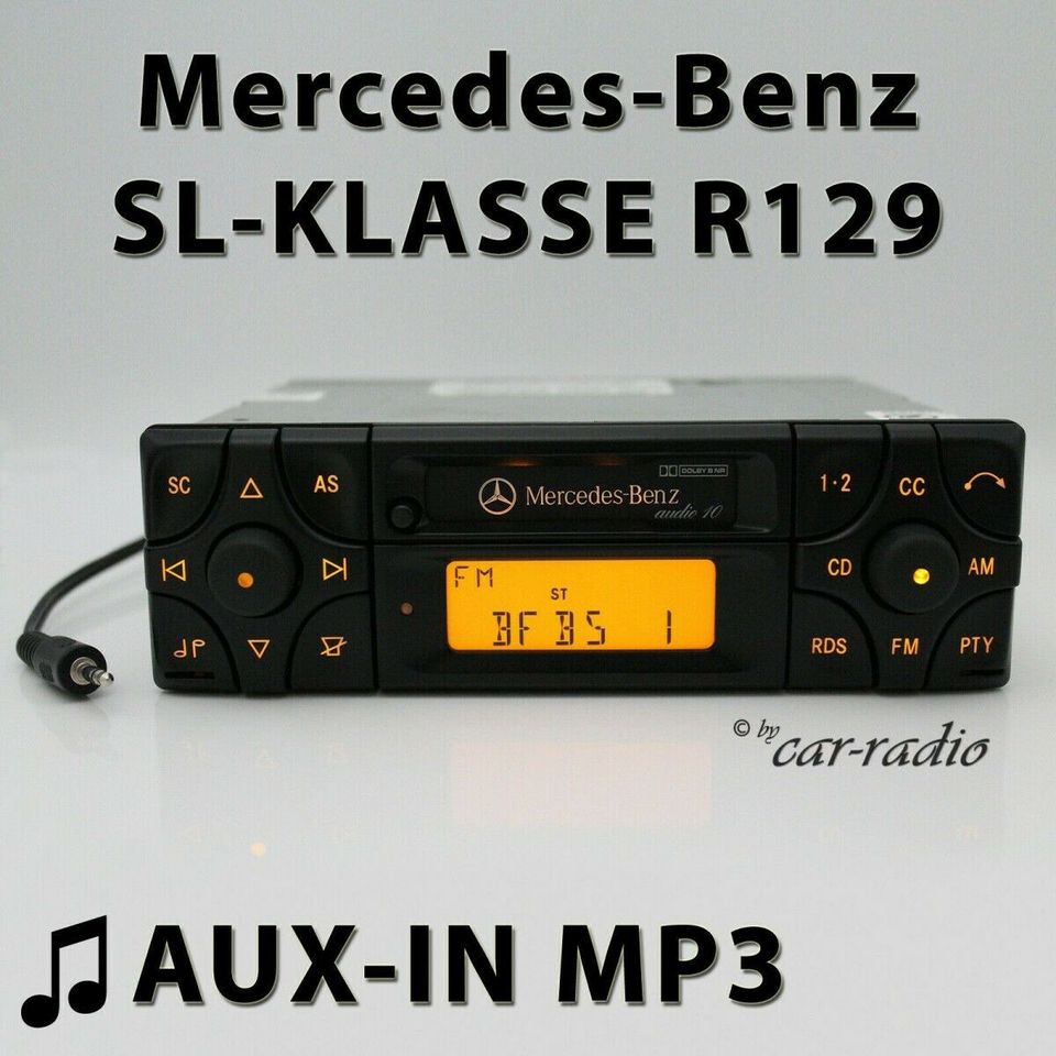 Mercedes Audio 10 BE3200 AUX-IN MP3 R129 Radio SL-Klasse Kassette in Gütersloh