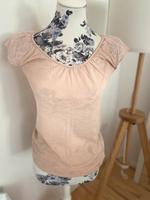 Süßes Shirt, Lochstickerei, Rosé, Boho, Hippie, Festival, Ibiza Baden-Württemberg - Östringen Vorschau