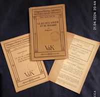 3 teilig "Le Jeu Del' amour et du Hasard" von 1927 Brandenburg - Jüterbog Vorschau