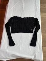 Pulli schwarz, Cropped, grob gestrickt , neu stylisch Bayern - Schwabhausen Vorschau