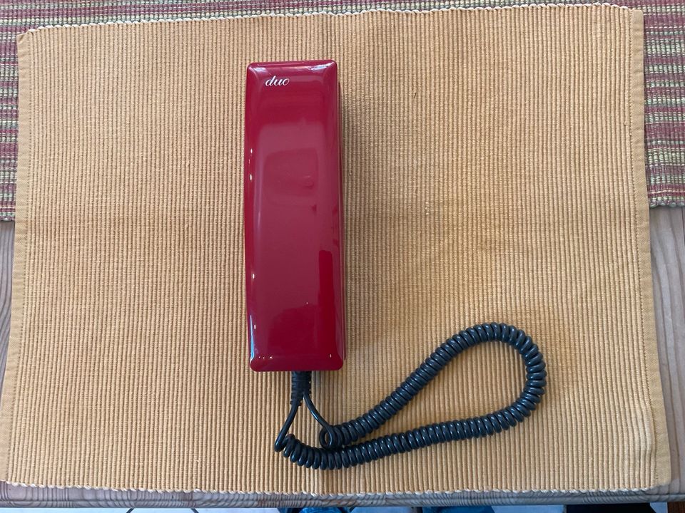 TELEFONZELLE ENGLAND rot mit TELEFON LAMPE DEKORATION LANDHAUS in Moormerland