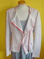 Jacke Amisu Bouclejacke Biker mit Fransen pink beige blau 42 neu Essen - Rüttenscheid Vorschau