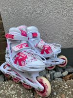 Inlineskates Inliner Inliner Rollschuhe Gr. 30-33 pink weiß Roces Nordrhein-Westfalen - Kirchlengern Vorschau
