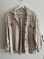 Hemdjacke beige kariert Pull&Bear Gr. S Schleswig-Holstein - Kiel Vorschau