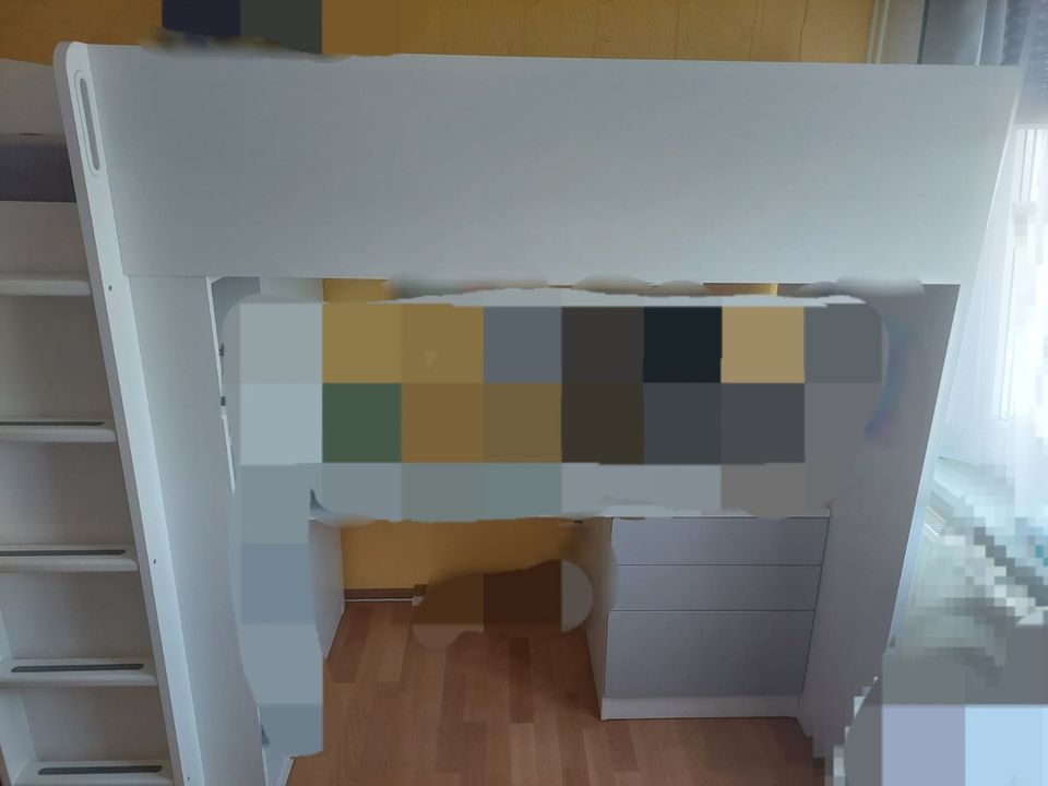 Bett Hochbett SMÅSTAD IKEA 90x200cm in Elsterheide