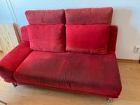 sofa rot 2er old Bayern - Erlangen Vorschau