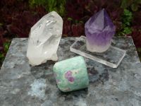 Amethyst, Kristall, Rubin Fuchsit  Mineralien Konvolut Auflösung Baden-Württemberg - Eschelbronn Vorschau