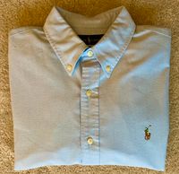 Polo Ralph Lauren Oxford Hemd hellblau strukturiert LG classicfit Hessen - Gießen Vorschau