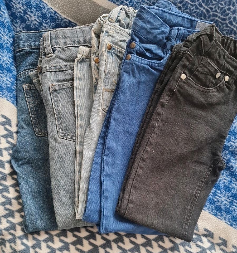 5x Hosen Jeans Paket  top Gr 128 kaum getragen in Bacharach