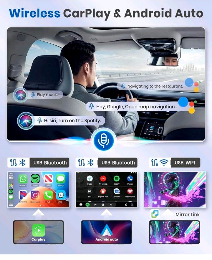 Neues VW Android Radio Multimedia,Navigation ,Carplay Seat, Skoda in Wentorf