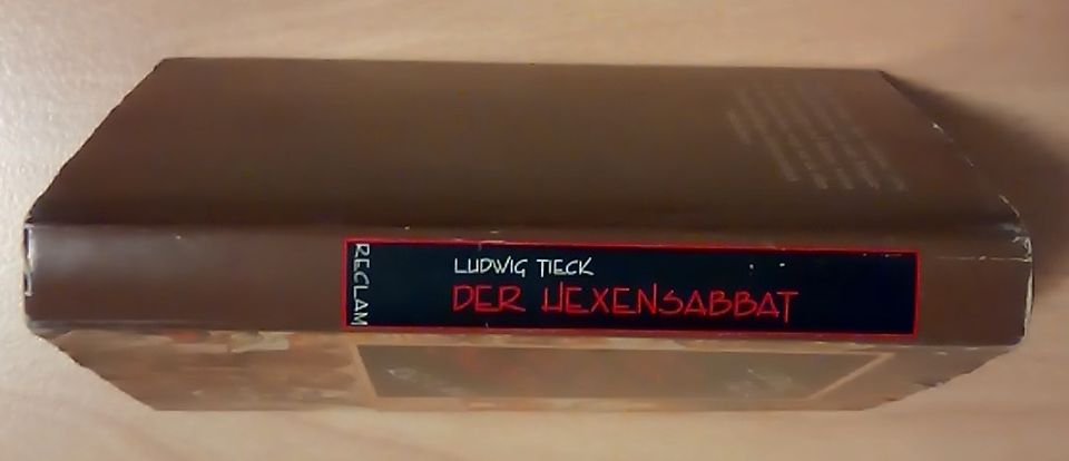 Ludwig Tieck "Der Hexensabbat" - Novelle Reclam in Sandhausen