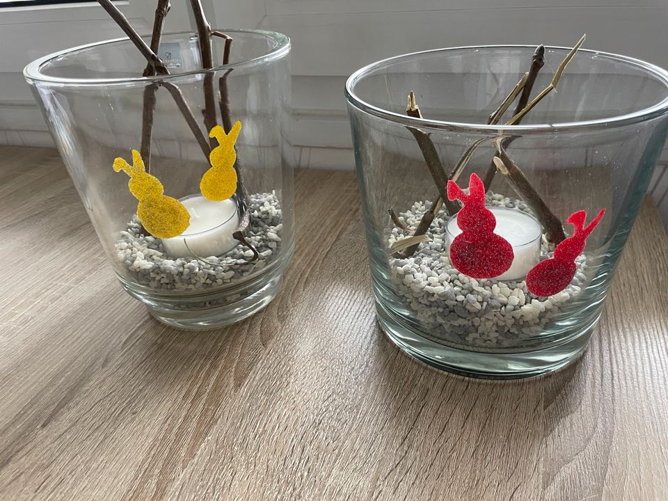 Windlicht Ostern Osterdeko Vase Deko Hase Osterhase Kerze Glas in  Nordrhein-Westfalen - Hückelhoven | eBay Kleinanzeigen ist jetzt  Kleinanzeigen