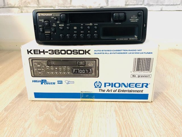 Oldtimer Pioneer KEH-3600 SDK Autoradio-Kassette /OVP/90 er ! in Schömberg