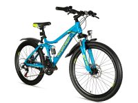 NEU Bergsteiger Broome 26 Zoll Mountainbike, Scheibenbremse, Shimano 21 Gang-Schaltung, Vollfederung, Fully MTB Fahrrad, Farbe blau, Probefahrt im Werksverkauf Niedersachsen - Diepholz Vorschau