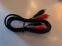 Stereo-Cinch-Kabel, Stecker vergoldet, 1,3m Sachsen - Thum Vorschau