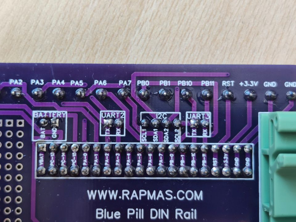 BluePill STM32F103 DIN-Schiene DIN Rail Adapter in Rosenheim