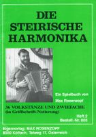 Griffschrift Noten Steirische Harmonika Volkstanz Zwiefache Bayern - Mainburg Vorschau