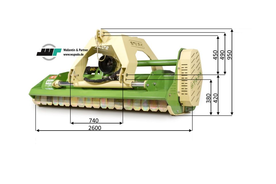 Mulcher Profi Stark KDX 240 ✓ Schlegelmulcher NEU! in Wesenberg