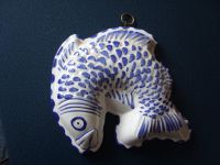 Keramik Fischform blau weiss Ceramiche ABC Bassano Italy Nordrhein-Westfalen - Dorsten Vorschau