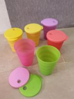 Tupperware junge welle Becher mit Trinkhalmdeckel Nordrhein-Westfalen - Kall Vorschau