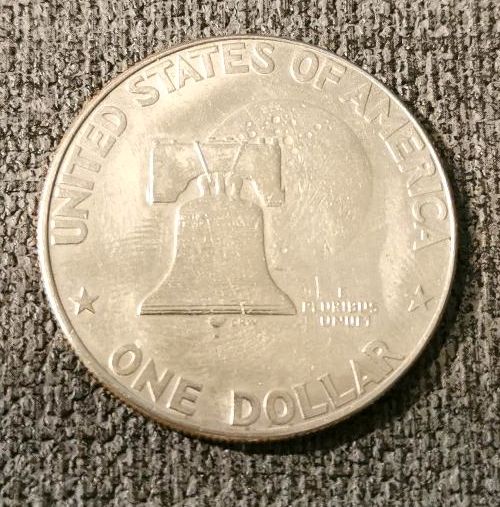 One Dollar Liberty Münze*E*1776-1976* in Wolfstein