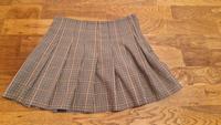 H&M Divided Faltenrock 38 S mini Rock 36 kariert braun beige Hessen - Brensbach Vorschau