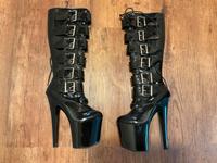 W.NEU Gothic Cosplay Gr 38 Lack Plateaustiefel Erogance GoGo Rheinland-Pfalz - Simmern Vorschau