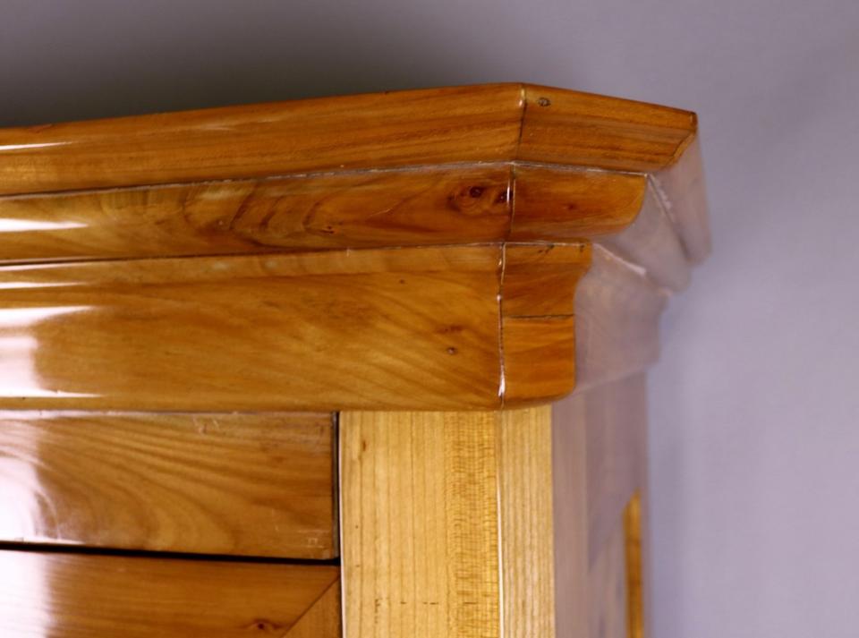Toller antiker Kirschbaum Schrank Biedermeier um 1860  #12515 in Walldorf