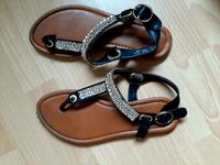 Sandalen Dameb schwarz mit Glitzersteinen 37 Nordrhein-Westfalen - Schloß Holte-Stukenbrock Vorschau