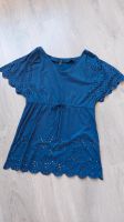 Blaue Bluse Blusenshirt Tunika Lochstickerei H&M Nordrhein-Westfalen - Lindlar Vorschau