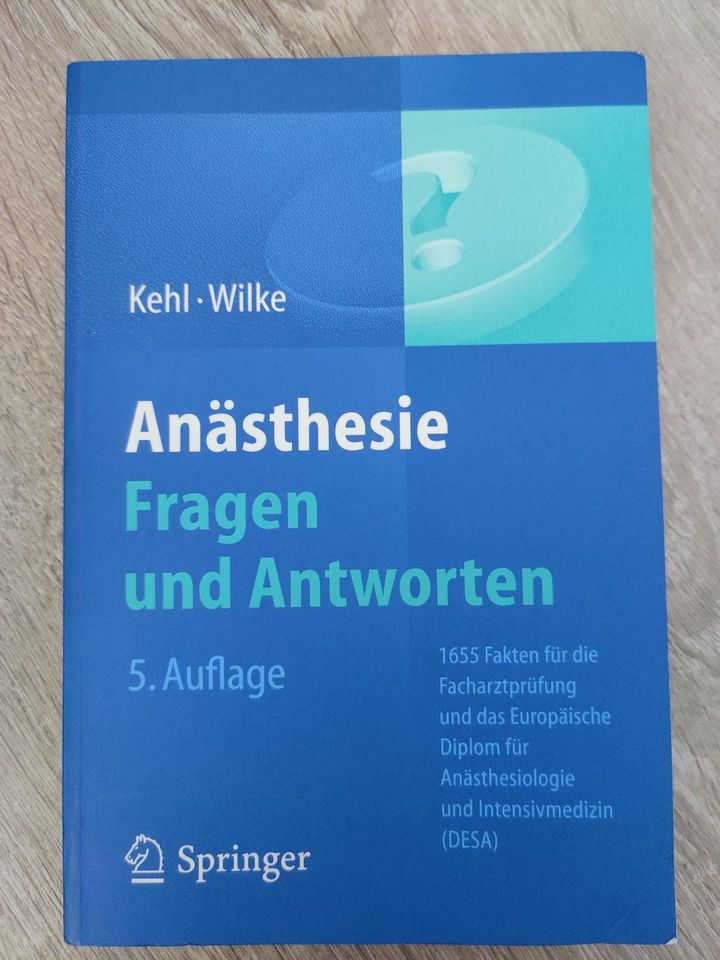 Anästhesie Fragen und Antworten Facharzt/ DESA Springer Verlag in Brake (Unterweser)