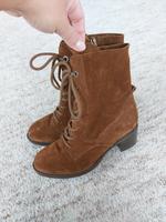 Gabor Stiefeletten Stiefel mit Schnürung Wildleder braun Gr. 4 37 Bayern - Klingenberg am Main Vorschau