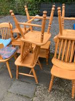 5 Retro Stühle aus Holz zu verkaufen Nordrhein-Westfalen - Mülheim (Ruhr) Vorschau